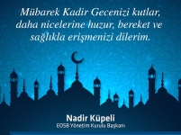 Kadir Geceniz Mübarek Olsun