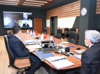 EOSB Yönetimi telekonferans ile toplandı