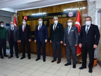Odunpazarı ve Tepebaşı Kaymakamlarına ziyaret