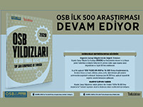 “OSBÜK-OSB Yıldızları-İlk 500 Araştırması” devam ediyor