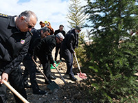 Eskişehir OSB'de fidanlar toprakla buluştu